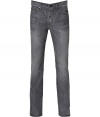 Add instant style to your casual look with these elegantly distressed jeans from Seven for all Mankind - Five-pocket styling, belt loops, logo detailed back pockets, slim cut, stylishly distressed - Wear with a cashmere pullover and retro-inspired sneakers or with a henley, a blazer, and motorcycle boots