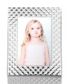 Cherish special memories for a lifetime with this picture frame from Martha Stewart Collection, featuring a lovely silver plated basket weave pattern.