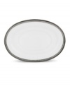 Metropolitan sensibility and modern design combine in Lenox's understated white bone china collection of dinnerware and dishes. Platinum gild along the edge is enhanced by a clean, platinum geometric pattern reminiscent of architectural details Qualifies for Rebate