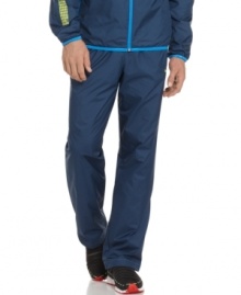 Whether you're heading to the gym or just out and about, take your sleek style with you with these old-school track pants from Puma. (Clearance) Whether you're heading to the gym or just out and about, take your sleek style with you with these old-school track pants from Puma. (Clearance)
