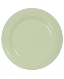 Celebrated chef and writer Sophie Conran introduces dinnerware designed for every step of the meal, from oven to table. A ribbed texture gives this sage salad plate from Portmeirion the charm of traditional hand-thrown pottery. Celebrated chef and writer Sophie Conran introduces dinnerware designed for every step of the meal, from oven to table. A ribbed texture gives this sage salad plate from Portmeirion the charm of traditional hand-thrown pottery.