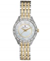 The timeless sophistication of crystals is displayed on this Dress collection watch from Bulova.