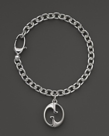 Sterling silver bracelet with signature pendant from the 1973 Collection by Gucci. Exclusive to Bloomingdale's. Sterling silver bracelet with signature pendant from the 1973 Collection by Gucci. Exclusive to Bloomingdale's.