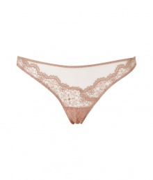 Delicate yet sultry, these lace-laden La Perla briefs will add a sexy kick to any look - Thin waistband, floral lace-detail, semi-sheer - Perfect under virtually any outfit or on its own for stylish lounging Delicate yet sultry, these lace-laden La Perla briefs will add a sexy kick to any look - Thin waistband, floral lace-detail, semi-sheer - Perfect under virtually any outfit or on its own for stylish lounging