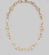 From the Bamboo Collection. 18K gold bamboo links feature interlocking details for an unexpected twist.18K gold Length, about 18 Lobster clasp closure Made in Bali