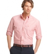 No extras, no distractions. This essential shirt from Izod is the epitome of stylish simplicity.