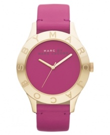 Marc by Marc Jacobs brings bursts of bold color on this chic watch. Marc by Marc Jacobs brings bursts of bold color on this chic watch.