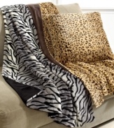 Take a walk on the wild side. In a sassy leopard pattern, this Animal Print decorative pillow from Charter Club outfits your space with ultra-soft faux fur, perfect for cool days and nights.