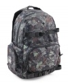 Make lugging your gear look good with this cool camo backpack from LRG.