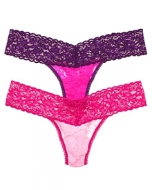 A colorful addition to your intimate ensemble, Hanky Panky's Colorplay thong blends comfort with sexy style. A colorful addition to your intimate ensemble, Hanky Panky's Colorplay thong blends comfort with sexy style.