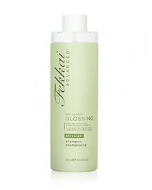 This shine release shampoo bathes hair with encapsulated spheres of olive oil all day long to keep locks lustrous. This shine release shampoo bathes hair with encapsulated spheres of olive oil all day long to keep locks lustrous.