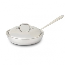The French skillet features a large surface area and round sides that superlatively retain heat while preventing spattering. Handcrafted of American-made steel in Pennsylvania-as it has been for four decades-it is ideal for searing, browning and pan-frying everything from meats to eggs. The French skillet features a large surface area and round sides that superlatively retain heat while preventing spattering. Handcrafted of American-made steel in Pennsylvania-as it has been for four decades-it is ideal for searing, browning and pan-frying everything from meats to eggs.