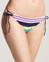 Make preppy-chic your sun bathing signature in Splendid's striped bikini bottom. In a flattering shape and cute color-way, this piece takes your personal style pool side.