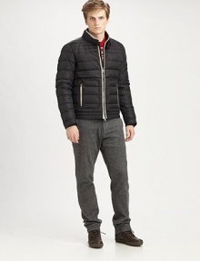 With the expert craftsmanship and attention to detail you've come to expect and appreciate, this cold weather essential is a practical and ideal choice for the adverse weather to come.Two-way zip frontStand collarSide zip pocketsFully linedAbout 27 from shoulder to hemNylonHand washImported With the expert craftsmanship and attention to detail you've come to expect and appreciate, this cold weather essential is a practical and ideal choice for the adverse weather to come.Two-way zip frontStand collarSide zip pocketsFully linedAbout 27 from shoulder to hemNylonHand washImported