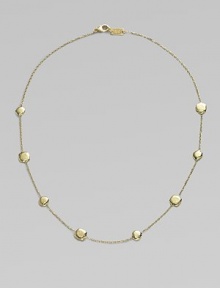 From the Glamazon Collection. This 18k gold creation defines understated elegance.18k gold Adjustable chain length, about 16-18 Lobster clasp Made in Italy From the Glamazon Collection. This 18k gold creation defines understated elegance.18k gold Adjustable chain length, about 16-18 Lobster clasp Made in Italy