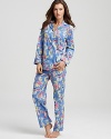 Enjoy the comfort and style of this classic pajama set by Ralph Lauren.