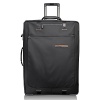 Conservative and sophisticated in its styling, this large packing case is ideal for two traveling together. It offers a functional, expandable interior with smart detailing, including a zip suiter compartment and numerous accessory pockets.