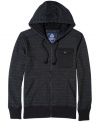 Stripe it up. This casual hoodie from American Rag will be your all-weekend all-star.