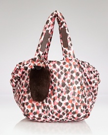 See By Chloé tackles two trends at once with colorful leopard spots and a faux fur keychain. Leave multitasking to this shoulder bag so you can plan your next killer outfit. See By Chloé tackles two trends at once with colorful leopard spots and a faux fur keychain. Leave multitasking to this shoulder bag so you can plan your next killer outfit.