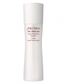 Shiseido The Skincare Hydro Nourishing Softener. A dual-action hydrating and exfoliating lotion that transforms the skins texture in an instant. Improves clarity, radiance, and moisture retention. Recommended for normal and combination skin. Use daily with Shiseido cotton after cleansing and before moisturizer. Shiseido The Skincare Hydro Nourishing Softener. A dual-action hydrating and exfoliating lotion that transforms the skins texture in an instant. Improves clarity, radiance, and moisture retention. Recommended for normal and combination skin. Use daily with Shiseido cotton after cleansing and before moisturizer.