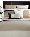 Finish with luxury. Hotel Collection's Deco bedskirt offers clean, modern lines and expert tailoring in wrinkle-resistant, 400-thread count Pima cotton for an ultra-smooth look.