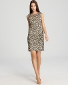 Calvin Klein Zebra Jacquard Dress