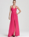 BCBGMAXAZRIA Gown - V Neck