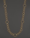 A modern two-tone link necklace from Charriol.