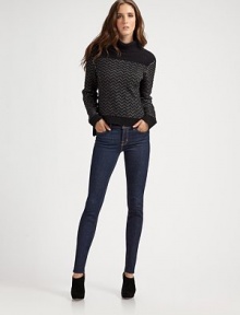 Textured, wool and cashmere-blend turtleneck with ribbed details. Ribbed turtleneckLong sleevesRibbed cuffs and hem68% virgin wool/22% cashmere/10% polyamideDry cleanImportedModel shown is 5'10 (177cm) wearing US size 4.