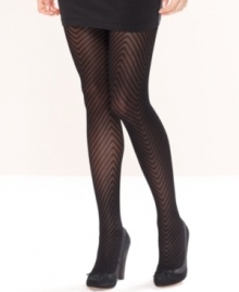 Play up your sophisticated side with these classic chevron print tights from Hanes. Sheer with slimming control top, they pair perfectly with curve-hugging skirts and dresses. Play up your sophisticated side with these classic chevron print tights from Hanes. Sheer with slimming control top, they pair perfectly with curve-hugging skirts and dresses.