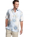 This lightweight shirt from Cubavera is ideal for your leisure attire. (Clearance)