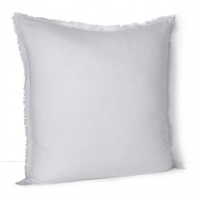 Create a simple yet luxurious bedroom with this collection from Vera Wang. This sham features classic hemstitching and frayed edges. Create a simple yet luxurious bedroom with this collection from Vera Wang. This sham features classic hemstitching and frayed edges.
