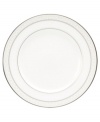 This versatile and stylish bread and butter plate will coordinate perfectly with a variety of table linens and flatware. An ornate scroll motif trimmed in platinum adds a sophisticated sensibility to your tabletop.