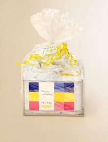 Welcome a little one into the world with a soft, sweet collection of baby basics, printed with yellow duckies and complementary dots and checks, all packed in a reusable clear box. Includes:Kimono top and pants setFootieTwo short-sleeve bodysuitsBlanketHooded towel Wash mittHatBibFour burpcloths with different trimsCottonMachine washImported Welcome a little one into the world with a soft, sweet collection of baby basics, printed with yellow duckies and complementary dots and checks, all packed in a reusable clear box. Includes:Kimono top and pants setFootieTwo short-sleeve bodysuitsBlanketHooded towel Wash mittHatBibFour burpcloths with different trimsCottonMachine washImported