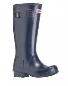 Hunter knee-high classic design fit for your little puddle splasher. Comfort cushioned footbed. Reflective safety patches and comfortable cushioned footbed. Woven nylon lining. Calendered outsole for sure-footing. Comes with drawstring bag. Hunter knee-high classic design fit for your little puddle splasher. Comfort cushioned footbed. Reflective safety patches and comfortable cushioned footbed. Woven nylon lining. Calendered outsole for sure-footing. Comes with drawstring bag.