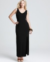 Embrace understated elegance in Nation LTD Plus maxi dress, flaunting a fluid silhouette for effortless figure flattery.