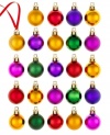 Simply timeless and made to last, Kurt Adler's mini ball ornaments lend brilliant shine to your tree in a mix of classic and cool new Christmas colors.