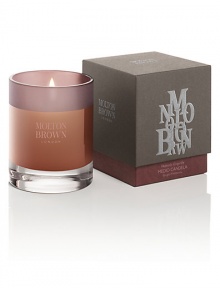 Embrace the warmth. Bring your favorite scent home. Let scents of cardamom, ginger and jasmine satisfy your desire for adventure. Gingerlily flower from Tahiti adds an exotic floral note and sandalwood grounds the scent with a calm undertone. Burn time: About 30-40 hours. Made in England. Embrace the warmth. Bring your favorite scent home. Let scents of cardamom, ginger and jasmine satisfy your desire for adventure. Gingerlily flower from Tahiti adds an exotic floral note and sandalwood grounds the scent with a calm undertone. Burn time: About 30-40 hours. Made in England.