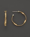 Elegant twists of 18K yellow gold, from Marco Bicego's Marrakech collection.