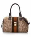 Add some signature style to your purse portfolio with this beautifully embossed design from Calvin Klein.  Stamped with the label's iconic monogram, this perennially chic piece is a must for any logo-loving fashionista.
