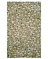 The modern, distressed look of a colorful pebble drawing makes its way to your home in the Spello Pebbles area rug. This unique room accent is intricately hand-tufted for crafted durability and supreme softness throughout the years.