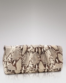 Python-embossed leather creates an unforgettably chic clutch. By Lauren Merkin. Python-embossed leather creates an unforgettably chic clutch. By Lauren Merkin.