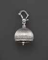 Inspired by Zen philosophy, this intricately detailed, matte finish sterling silver meditation bell from Paul Morelli jingles softly.