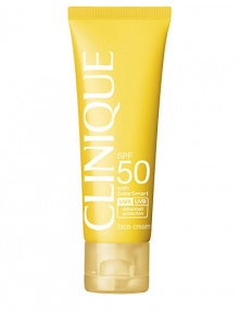 Innovative SolarSmart™ technology stabilizes high-level protection against the aging and burning effects of UVA and UVB rays. Triggers a repair that helps prevent signs of aging. With solar-activated antioxidants that help prevent visible damage. Gentle enough for sensitive skins. Dermatologist tested. 1.7 oz. Innovative SolarSmart™ technology stabilizes high-level protection against the aging and burning effects of UVA and UVB rays. Triggers a repair that helps prevent signs of aging. With solar-activated antioxidants that help prevent visible damage. Gentle enough for sensitive skins. Dermatologist tested. 1.7 oz.