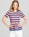 MARC BY MARC JACOBS Top - Flavin Stripe Peplum