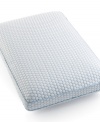 Rest easy. COOLcloth technology, advanced ventilation and SensorGel memory foam all combines to create a more cool and comfortable sleeping environment for you in this Gusset Foam Pillow from SensorGel. An enveloping design reduces pressure points on the head, neck and shoulders and the large size of the pillow is perfect for all sleeping positions.