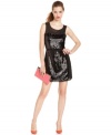 Sequins add high-shine to this chiffon RACHEL Rachel Roy dress -- perfect for hot soiree style!