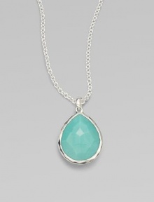 From the Rock Candy® Collection. Rich, faceted turquoise stone in sleek sterling silver on a link chain. Sterling silverTurquoiseLength, about 16 to 18 adjustablePendant size, about ½Lobster clasp closureImported From the Rock Candy® Collection. Rich, faceted turquoise stone in sleek sterling silver on a link chain. Sterling silverTurquoiseLength, about 16 to 18 adjustablePendant size, about ½Lobster clasp closureImported