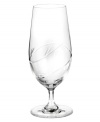 With a simple flourish in fine crystal, the Rhea iced beverage glass from Marquis by Waterford lends effortless grace to contemporary decor. A timeless silhouette rooted in a minimalist base and tapered stem will set your crystal stemware apart.