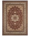 An intricately complex Persian-inspired design in crisp tones creates a captivating accent in the Princeton area rug from Kenneth Mink. Crafted for supreme durability with an ultra-soft finish.